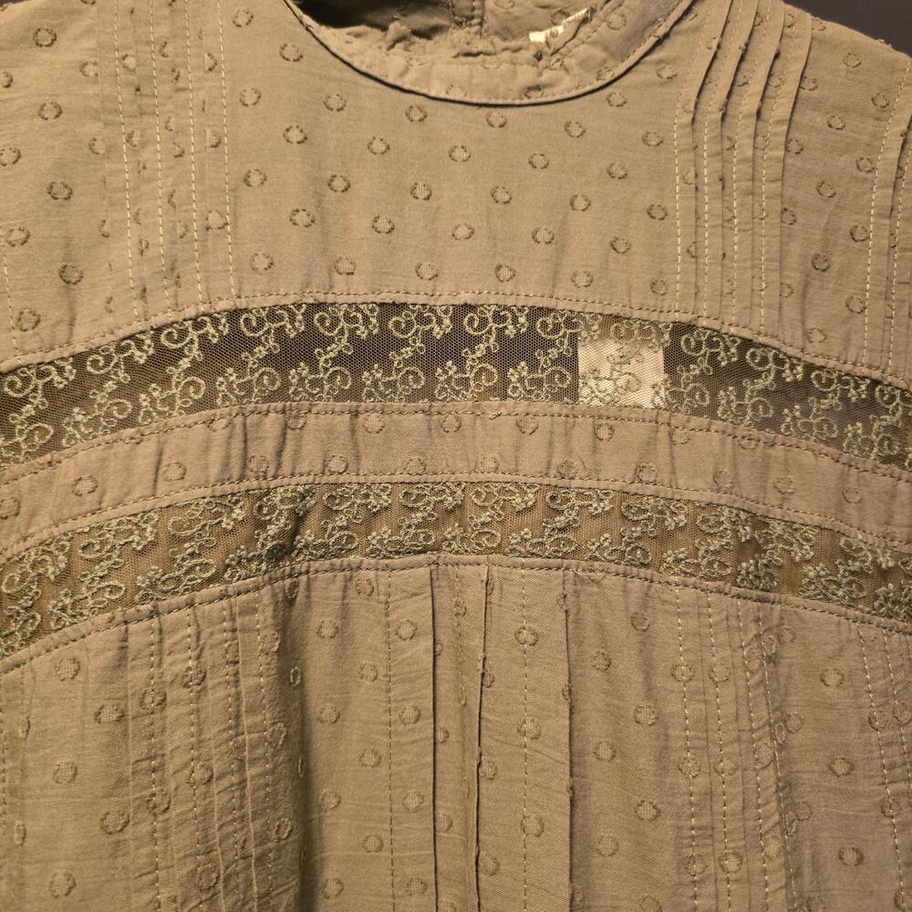 Anthropologie Pilcro Raw Hem Mock Neck Dress nwt size xs - Picture 3 of 8